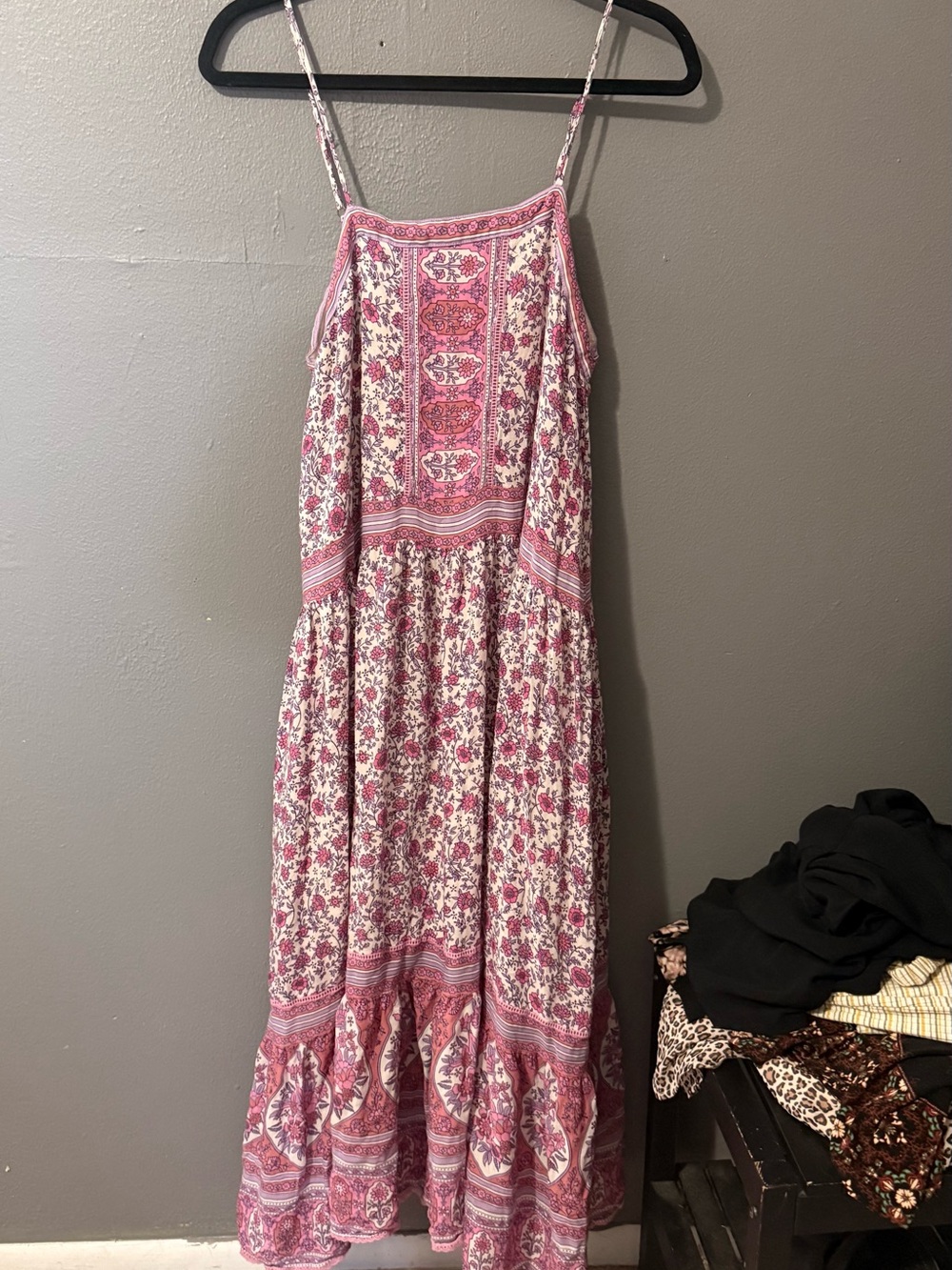 Spell & The Gypsy Pink Purple Boho Dress Medium